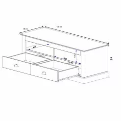Maison Belfort TV-Lowboard Neely I - Weiß / Grau 23 Maison Belfort TV-Lowboard Neely I - Weiß / Grau -Kommoden Verkäufe 2023 tv lowboard neely i kiefer massiv kiefer 5094412
