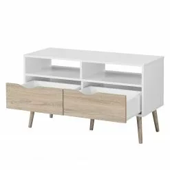 Mørteens TV-Lowboard Sunndal III - Gummibaum teilmassiv -Kommoden Verkäufe 2023 tv lowboard sunndal iii gummibaum teilmassiv weiss eiche dekor 4753872