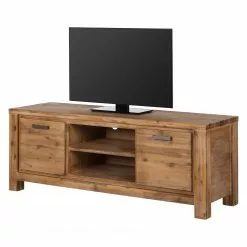 Ars Natura TV-Lowboard Toumanar II - Akazie teilmassiv - Akazie Sand