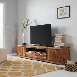 Wolf-Möbel TV-Lowboard Vision II - Akazie massiv -Kommoden Verkäufe 2023 tv lowboard vision ii akazie massiv 4024648