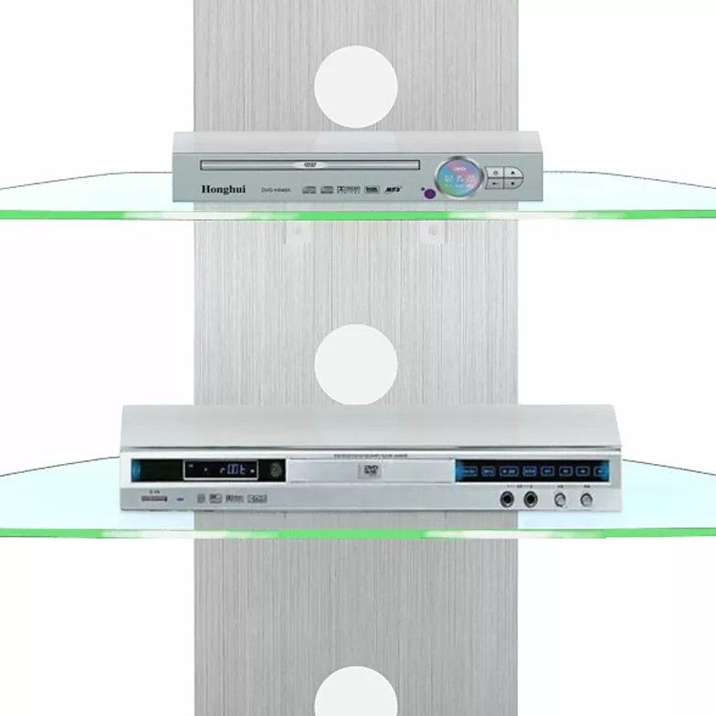 Jahnke TV-Rack CU-MR 50 (inkl. Beleuchtung) - Aluminium/Glas 6 Jahnke TV-Rack CU-MR 50 (inkl. Beleuchtung) - Aluminium/Glas – Bild 4